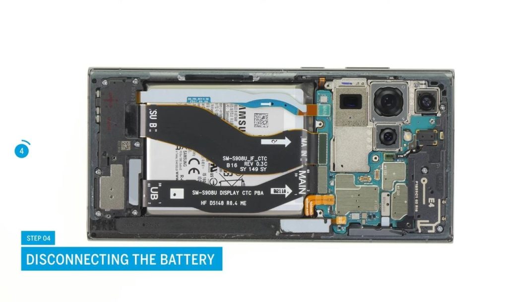 Step 4: Disconnecting the Battery