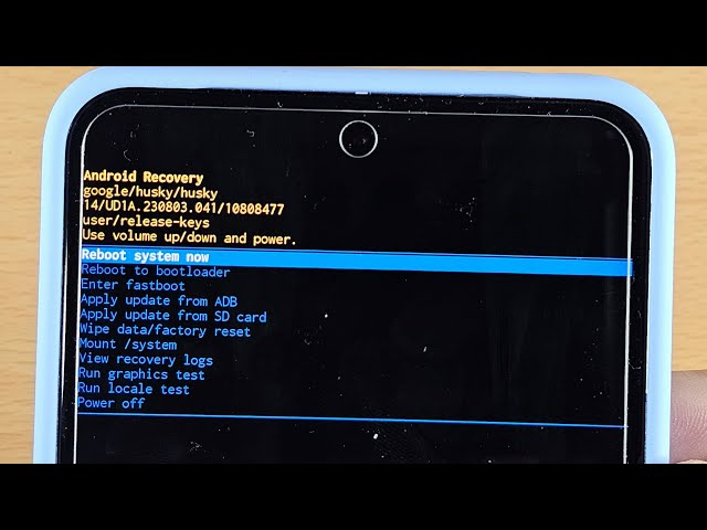 Factory Reset Your Google Pixel 8/8 Pro Using Recovery Mode